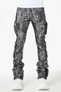 Iron Grey Cargo Denim