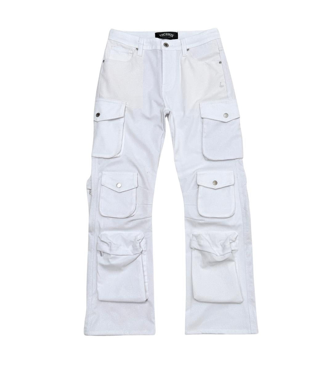 White Cargo Pant