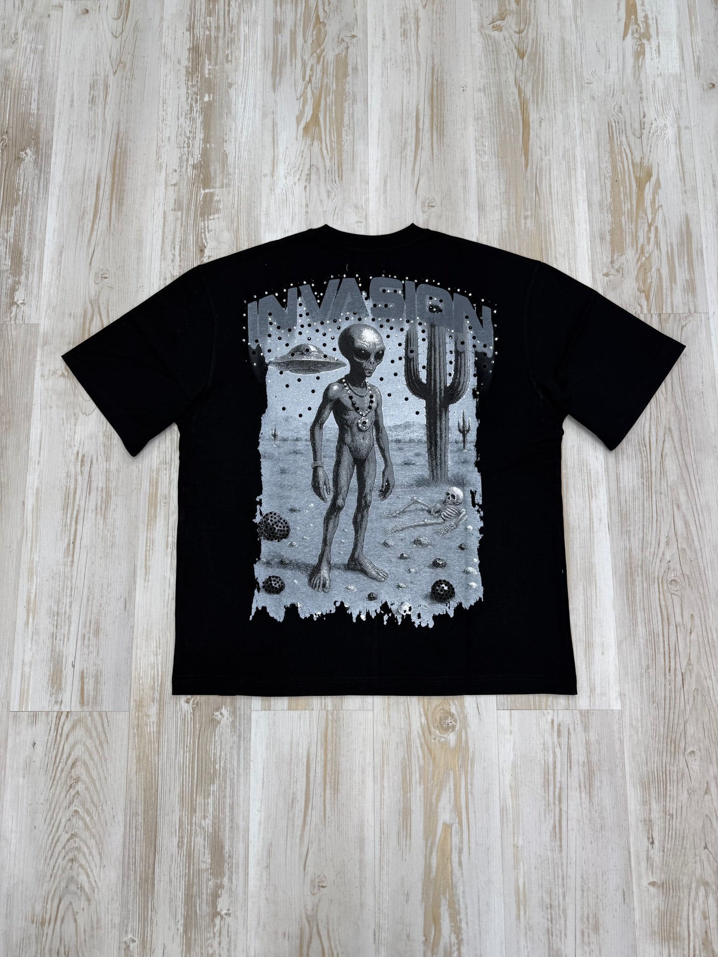 INVASION BLACK W RHINESTONE