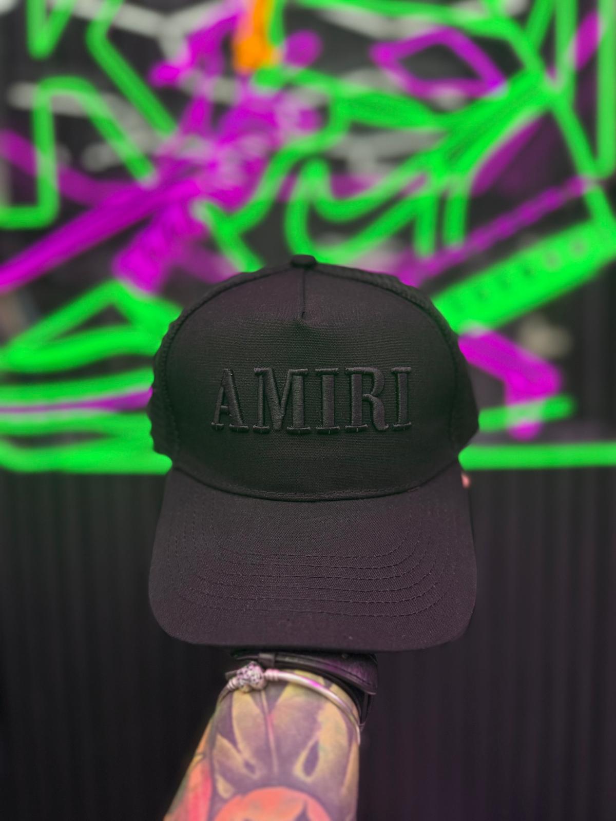 Amiri Black Cap