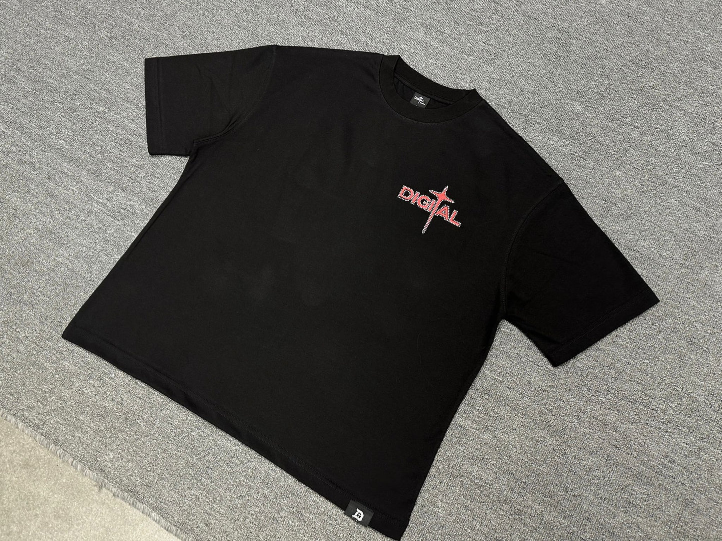 Digital T-Shirt 'Black/Red'