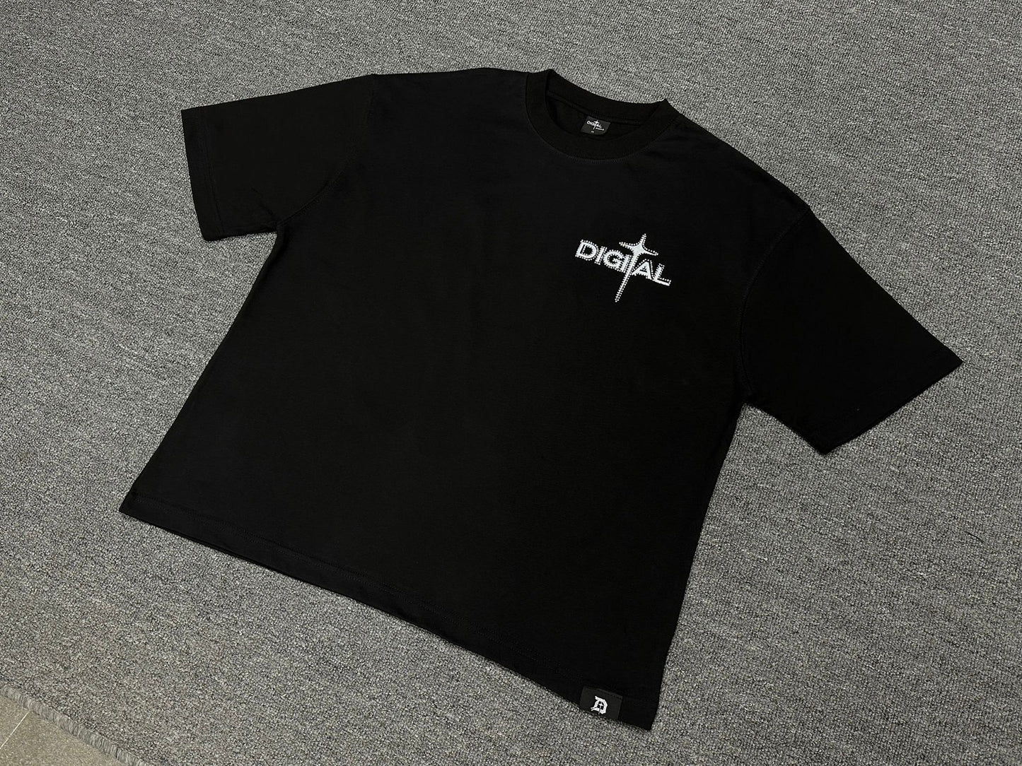 Digital T-Shirt 'Black/White'