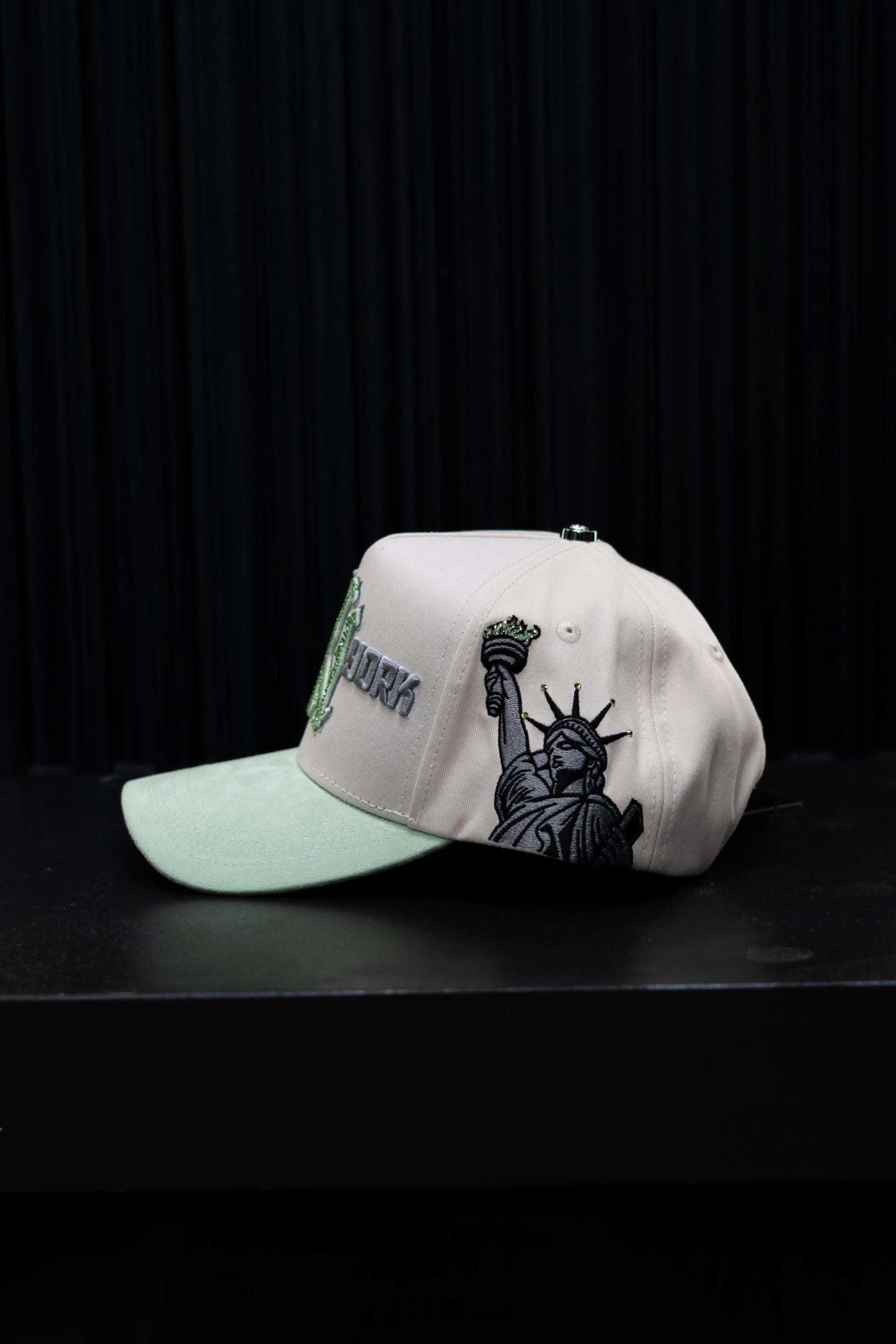 CAP FANS NY CREAM GREEN