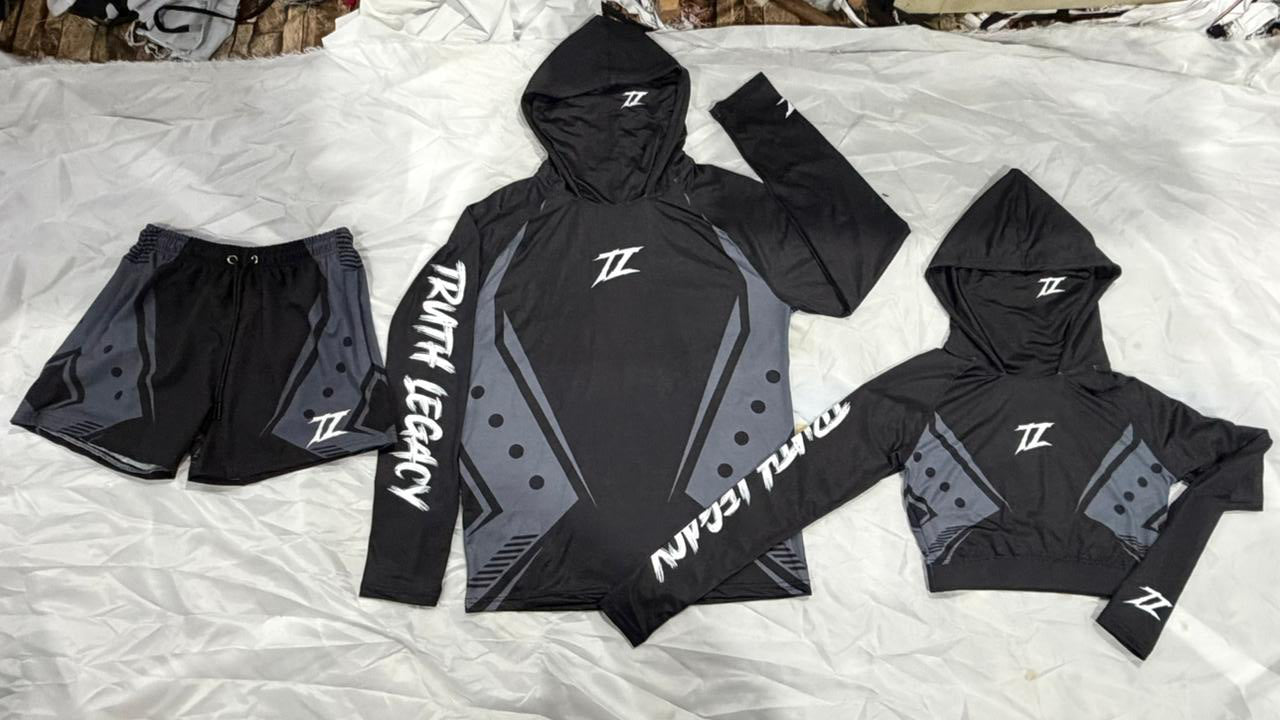 TRUTH LEGACY SET PLAYA PRE ORDEN NEGRO CON GRIS