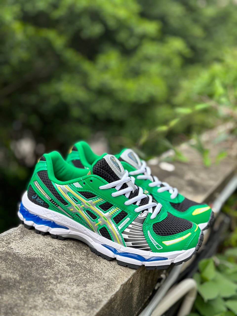 Asics Gel-Kayano 12.1 silver/green