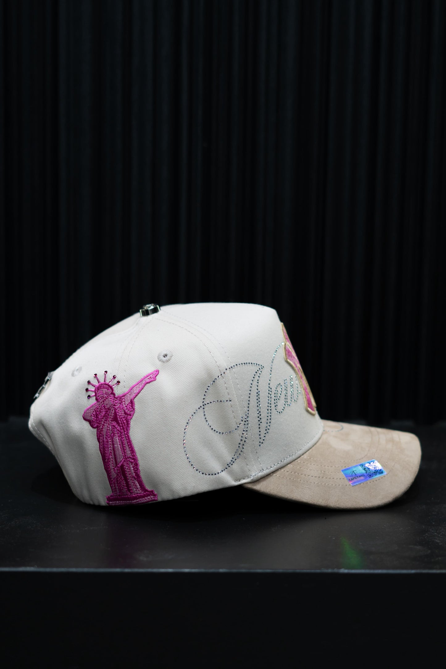 CAP FANS NY PINK CREAM