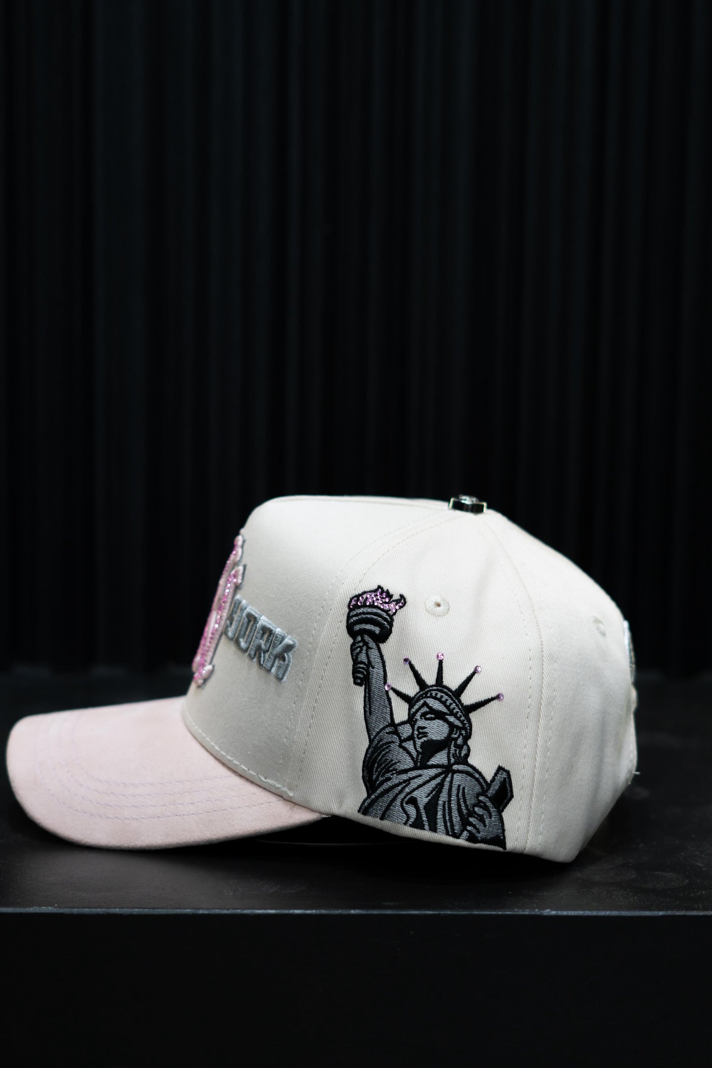 CAP FANS NY CREAM PINK