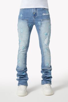 Aqua Blue Starflare Denim