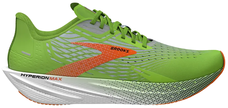 Brooks Hyperion Max 'Green Gecko Red Orange'