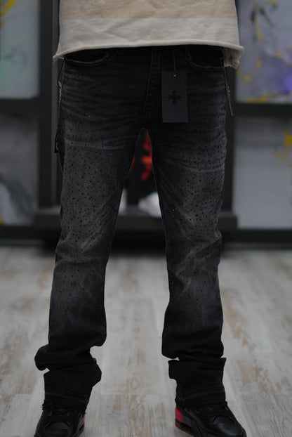 Mahon Stacked Rhinstone 'Flare Black Shadow'