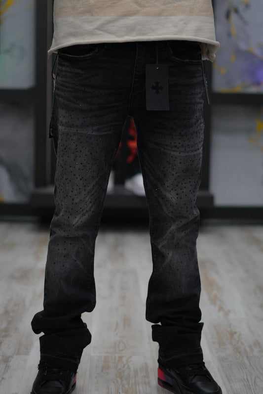 Mahon Stacked Rhinstone 'Flare Black Shadow'