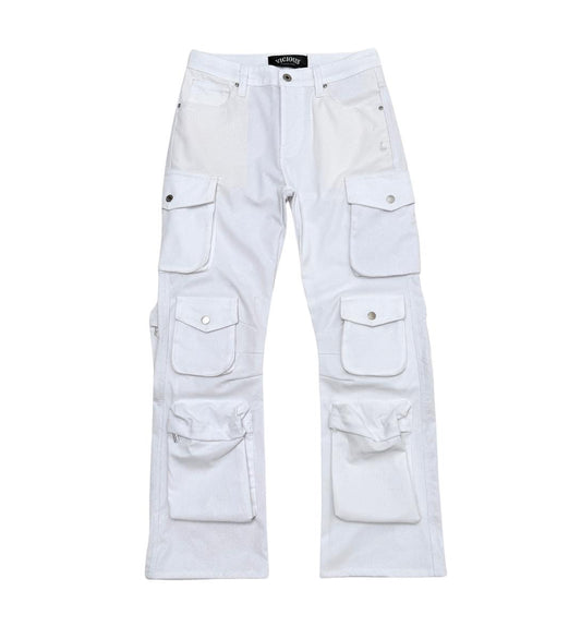 White Cargo Pant
