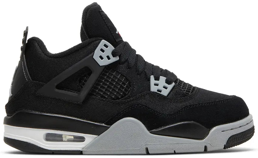 Air Jordan 4 Retro SE GS 'Black Canvas'