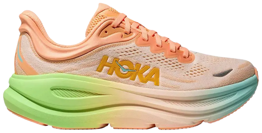 HOKA Bondi 9 'Frost Pale Tangerine'