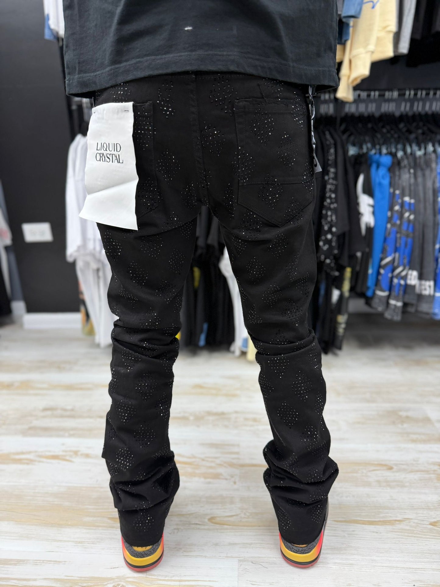 Mahon Stacked 'Denim Flare Black'