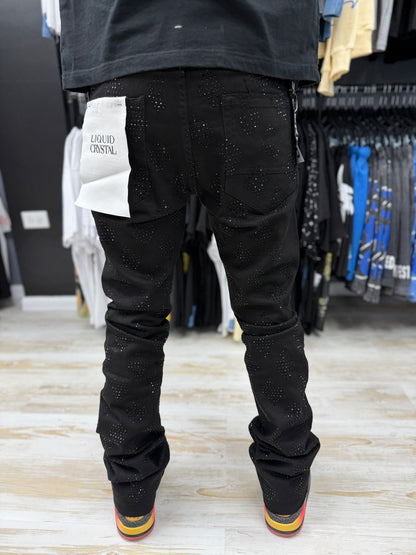 Mahon Stacked 'Denim Flare Black'