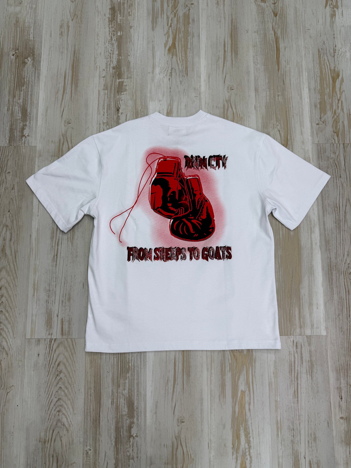 FIESTY GOATS WHITE RED
