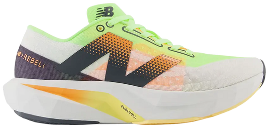 New Balance FuelCell Rebel v4 'White Bleached Lime Glo'