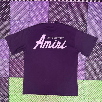 Amiri Black Shirt with White Logo