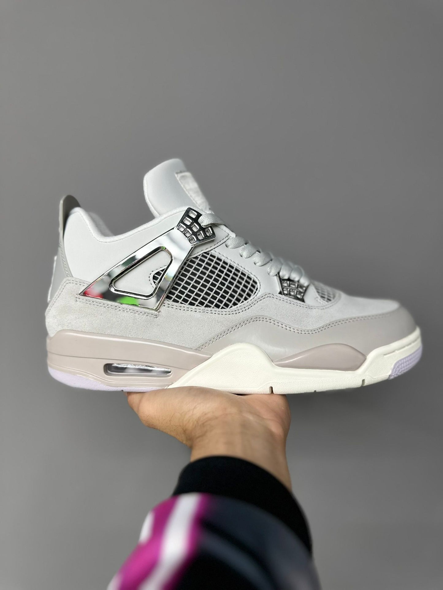 RETRO 4 "ELECTROMETRIC SILVER"