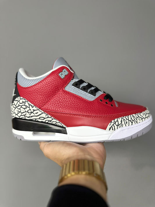 RETRO 3 "RED CEMENT"