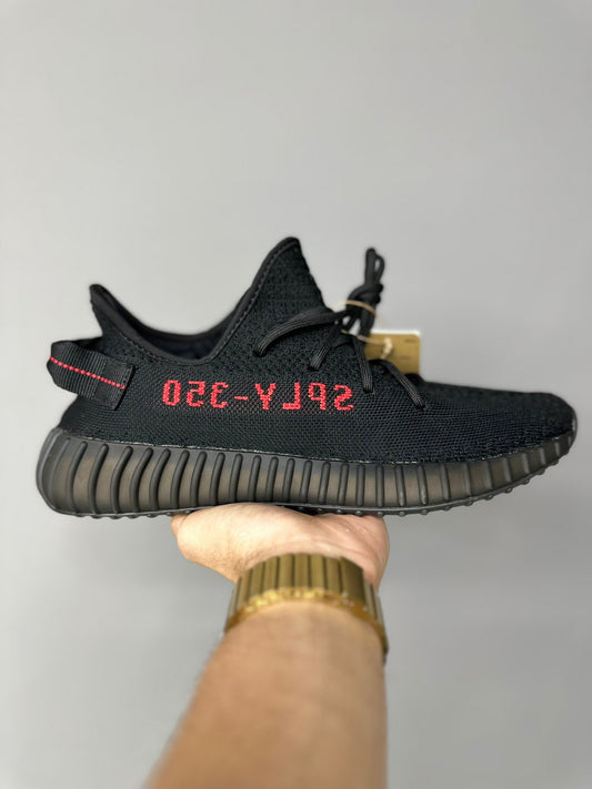 Yeezy 350 "Black Red"