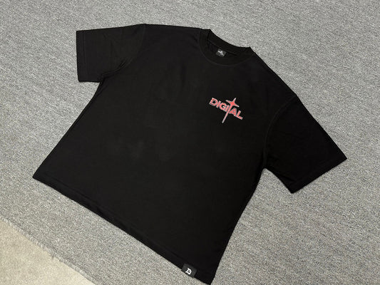 Digital T-Shirt 'Black/Red'