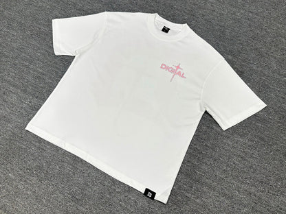 Digital T-Shirt 'White/Pink'