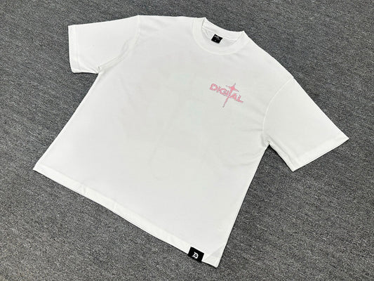 Digital T-Shirt 'White/Pink'