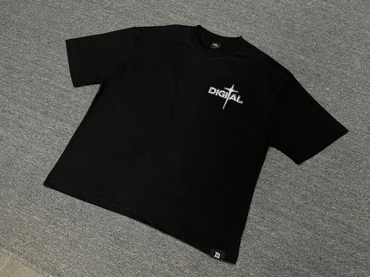 Digital T-Shirt 'Black/White'