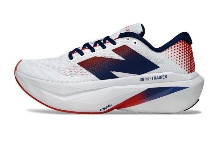 NB Trainer "White/Red/Navy"