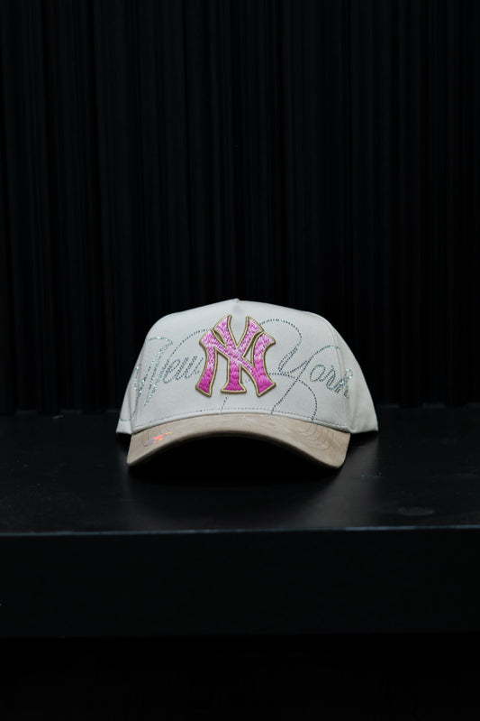 CAP FANS NY PINK CREAM
