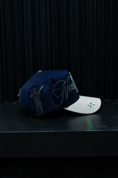CAP FANS NY BLUE CREAM