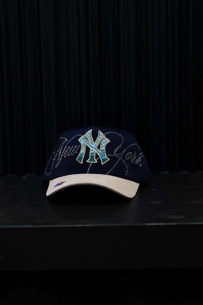 CAP FANS NY BLUE CREAM