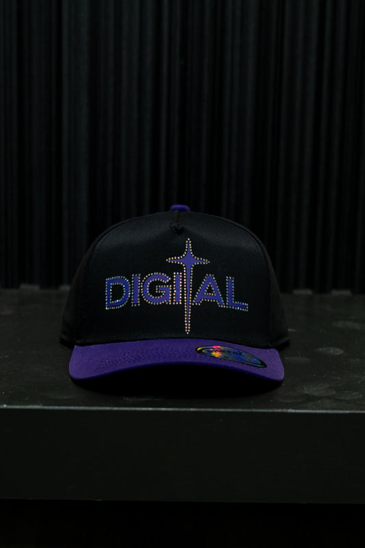 Digital Cap PURPLE BLACK
