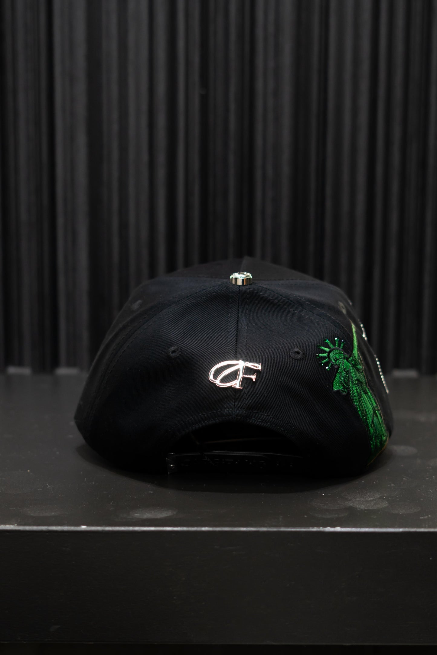 CAP FANS NY BLACK GREEN
