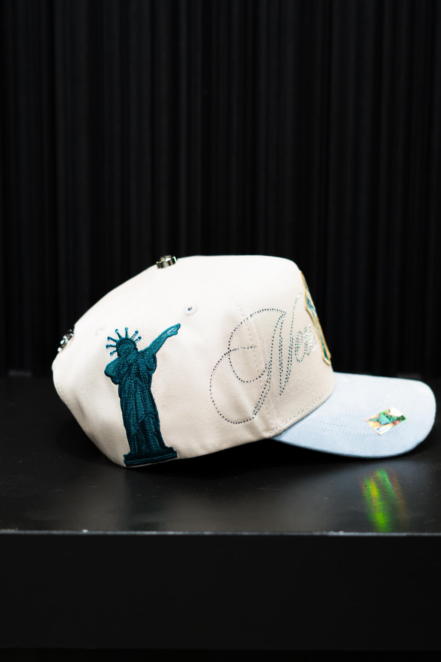 CAP FANS NY BABY BLUE CREAM