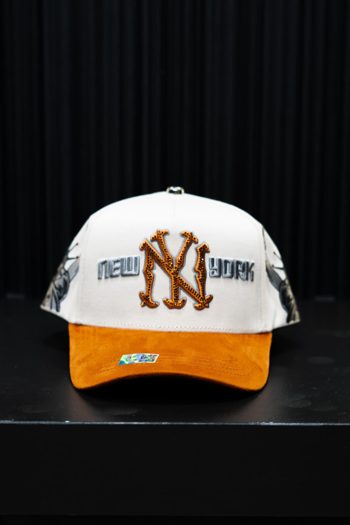 CAP FANS NY ORANGE CREAM