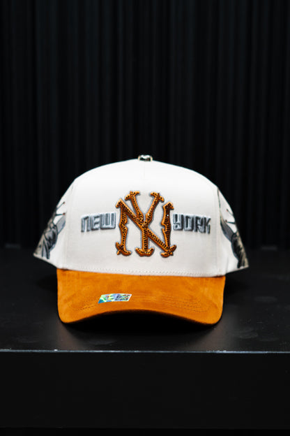 CAP FANS NY ORANGE CREAM