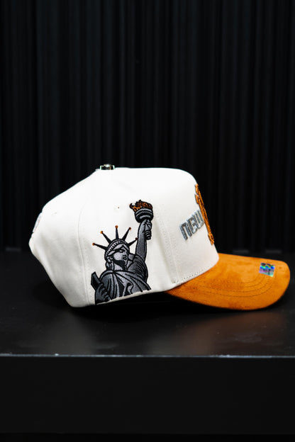 CAP FANS NY ORANGE CREAM