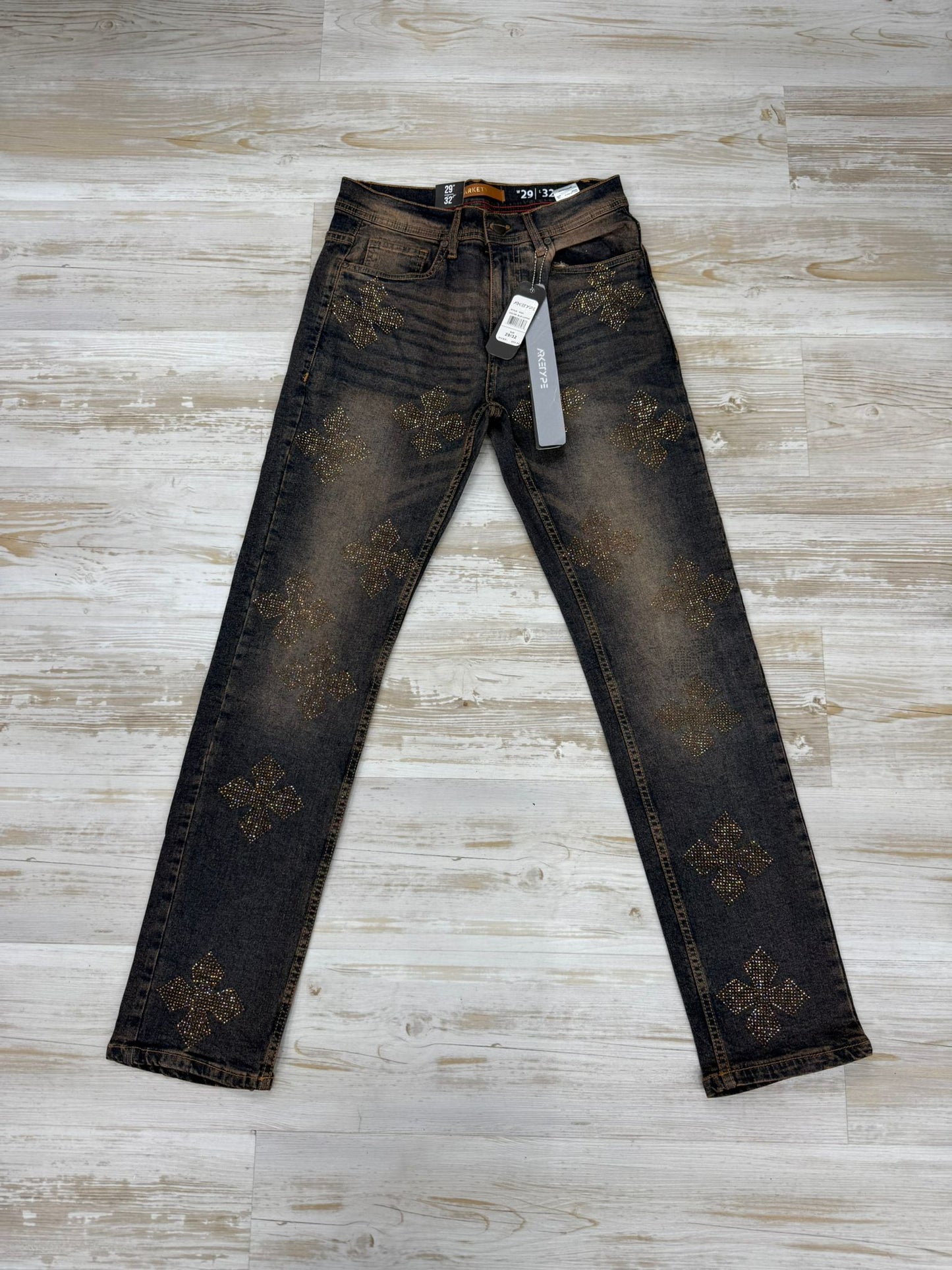 ARKETYPE Blue Cooper w rhinestone