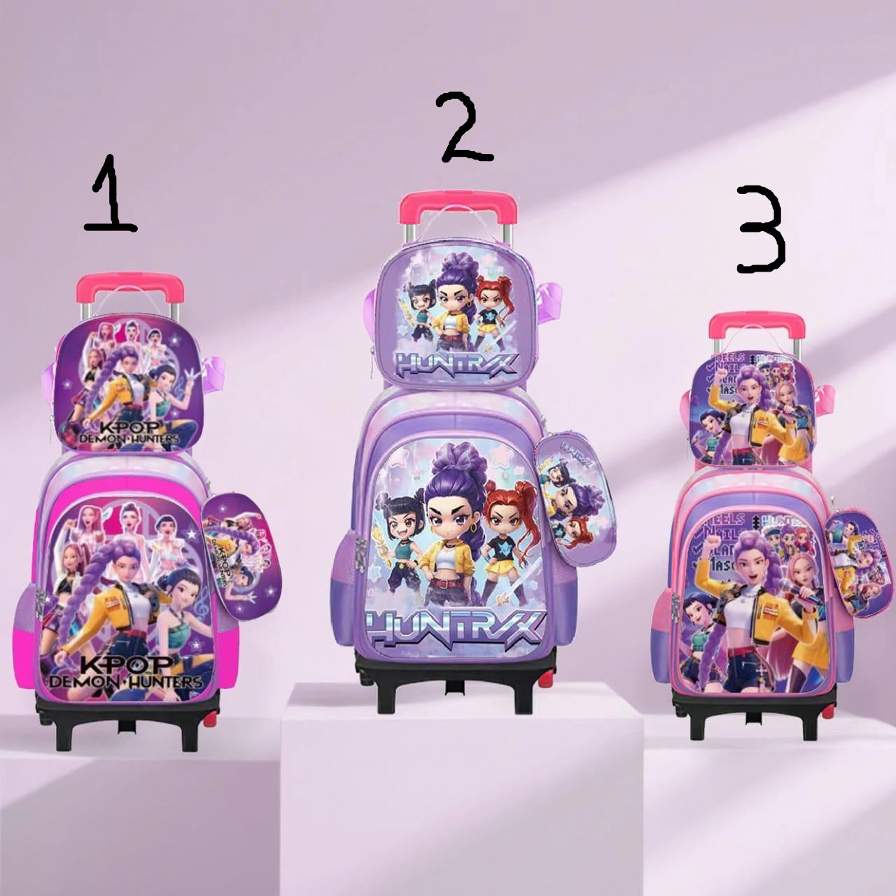 Set Escolar 3 piezas - K-POP Ruedas