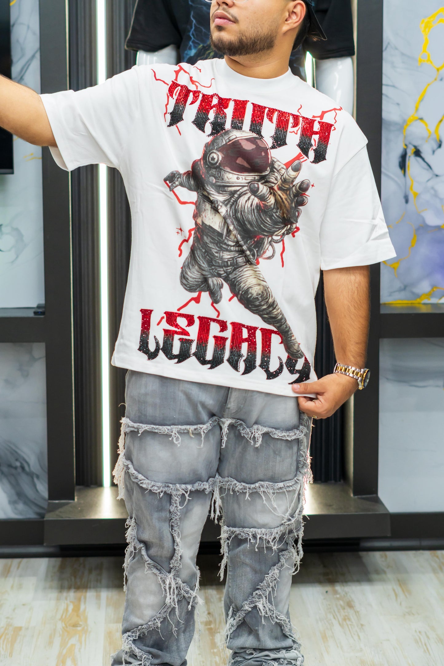 TRUTH LEGACY T Shirt Astronaut White
