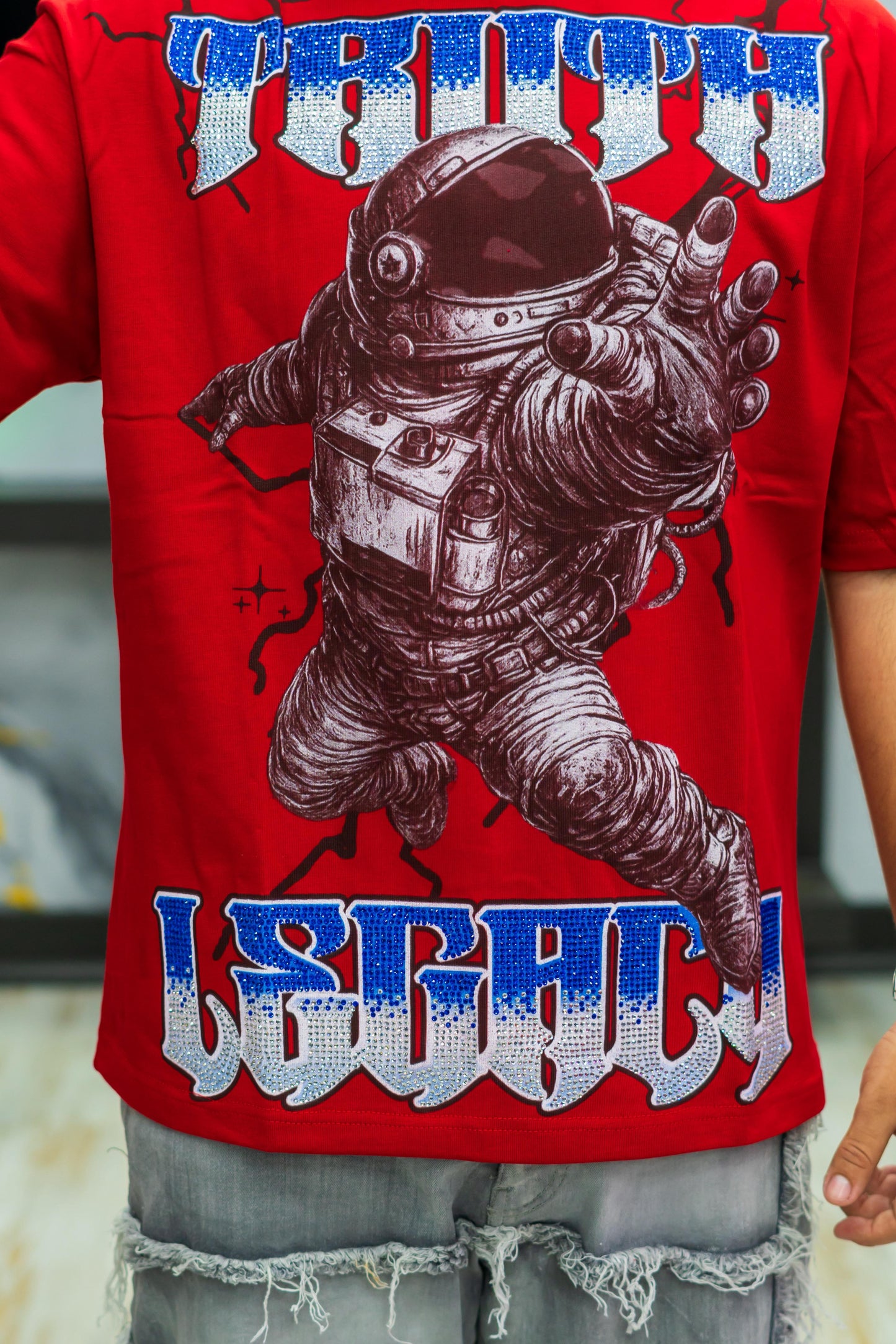 TRUTH LEGACY T Shirt Astronaut Red