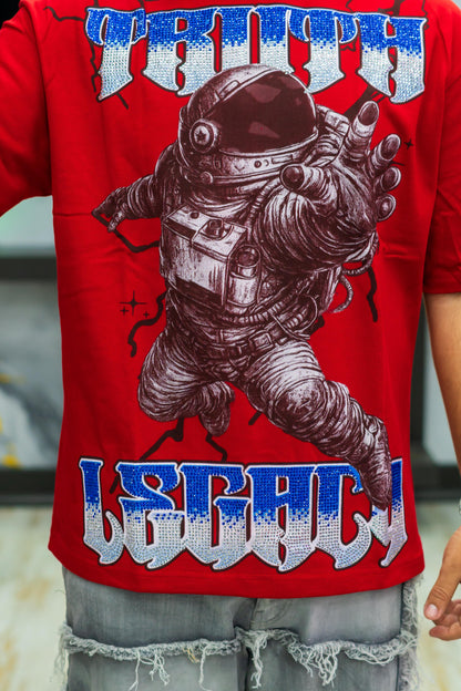 TRUTH LEGACY T Shirt Astronaut Red