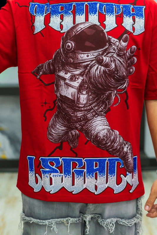 TRUTH LEGACY T Shirt Astronaut Red