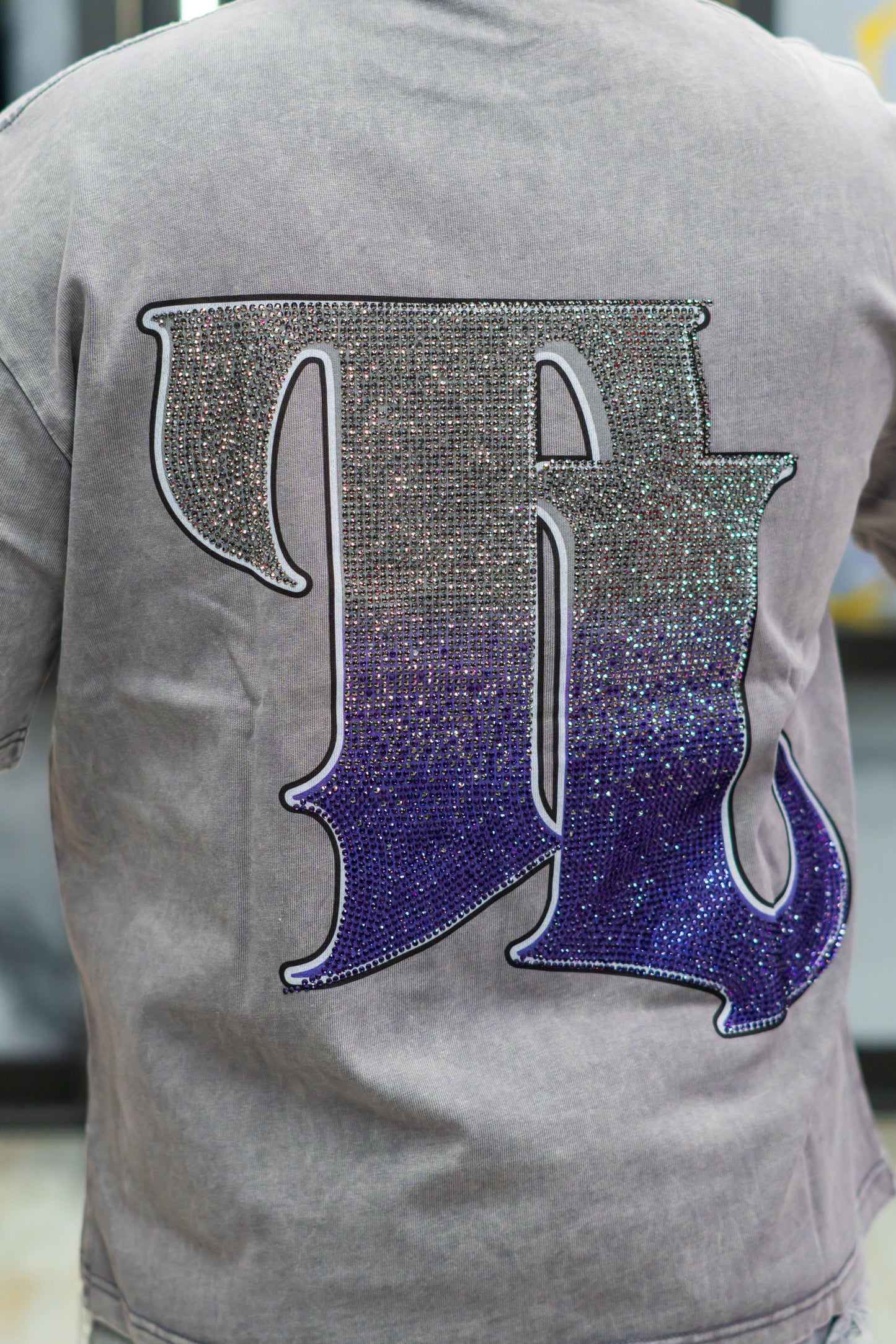 TRUTH LEGACY T Shirt Astronaut Gray W Purple