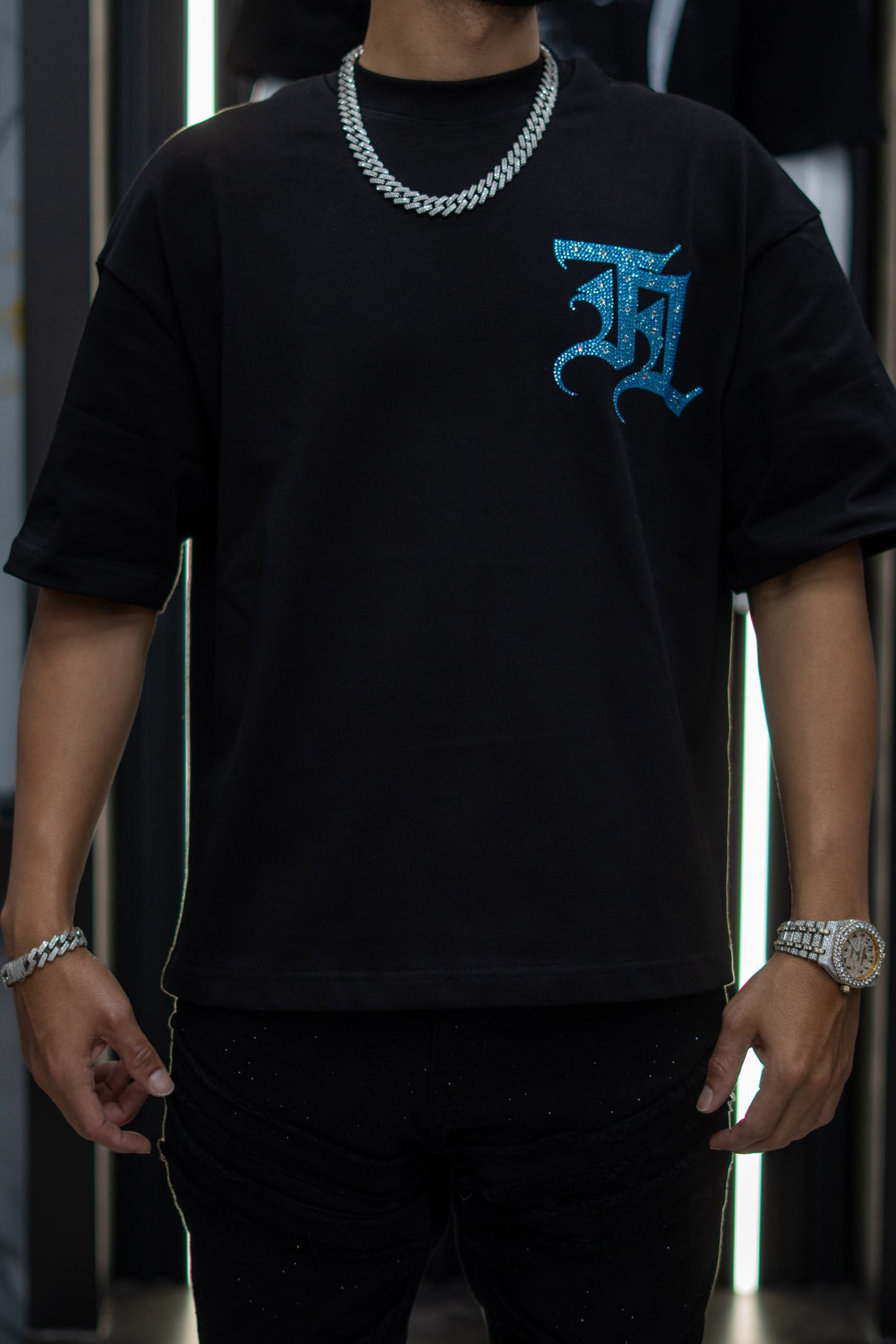 TRUTH LEGACY Basic Tee Black and Blue
