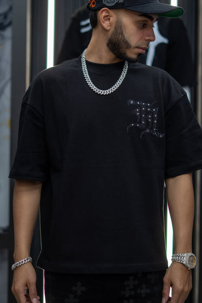 TRUTH LEGACY Basic Tee Black and Grey