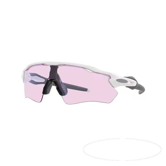 PRIZM Oakley blanco/ negro (lente rosa claro)
